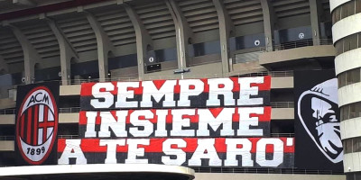 Milan-Inter… L’arrivo della Squadra a San Siro… Un grazie a tutti i nostri club…!!!