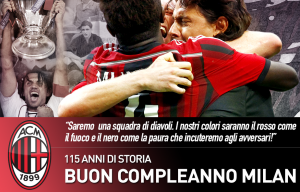 Milan 115 anni+