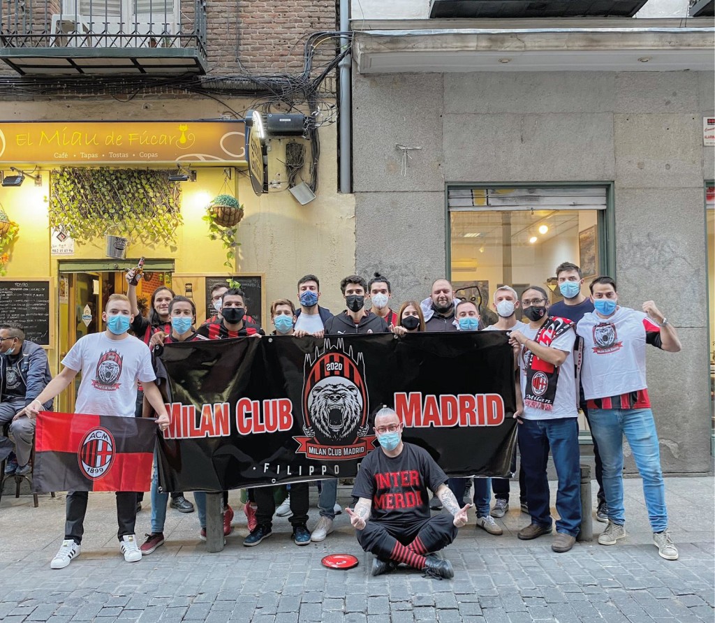 Primera quedada del Milan Club Madrid, el 21 de Septiembre de 2020