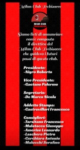 Il direttivo del Milan Club Trebisacce 