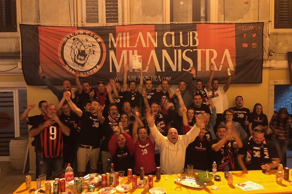 Milanistra in festa con la “voce di San Siro”