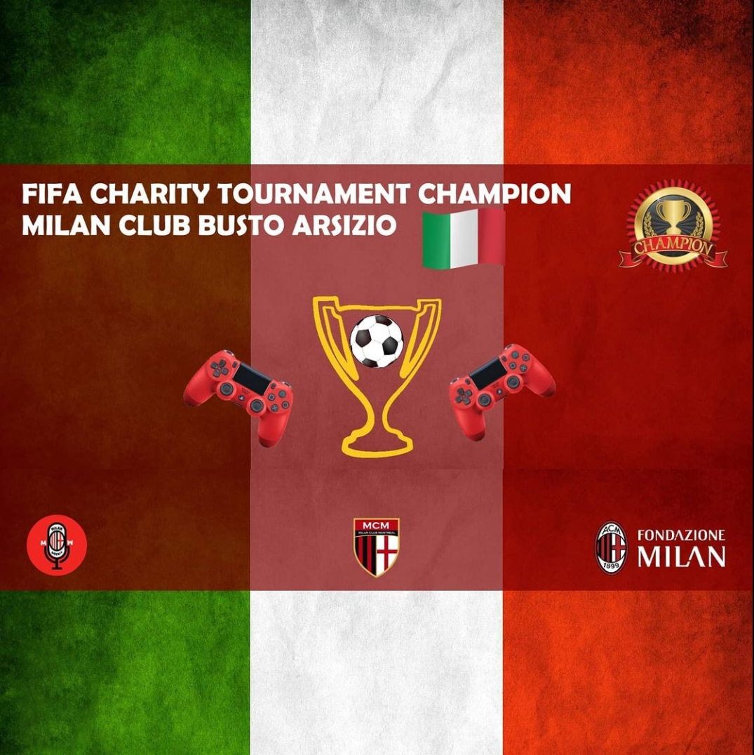 Torneo benefico di FIFA 2021 “Play for the Future” e i nostri Milan Club