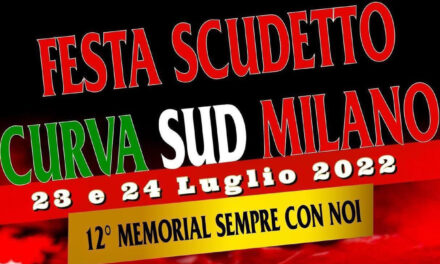 Curva Sud Milano – Festa Scudetto