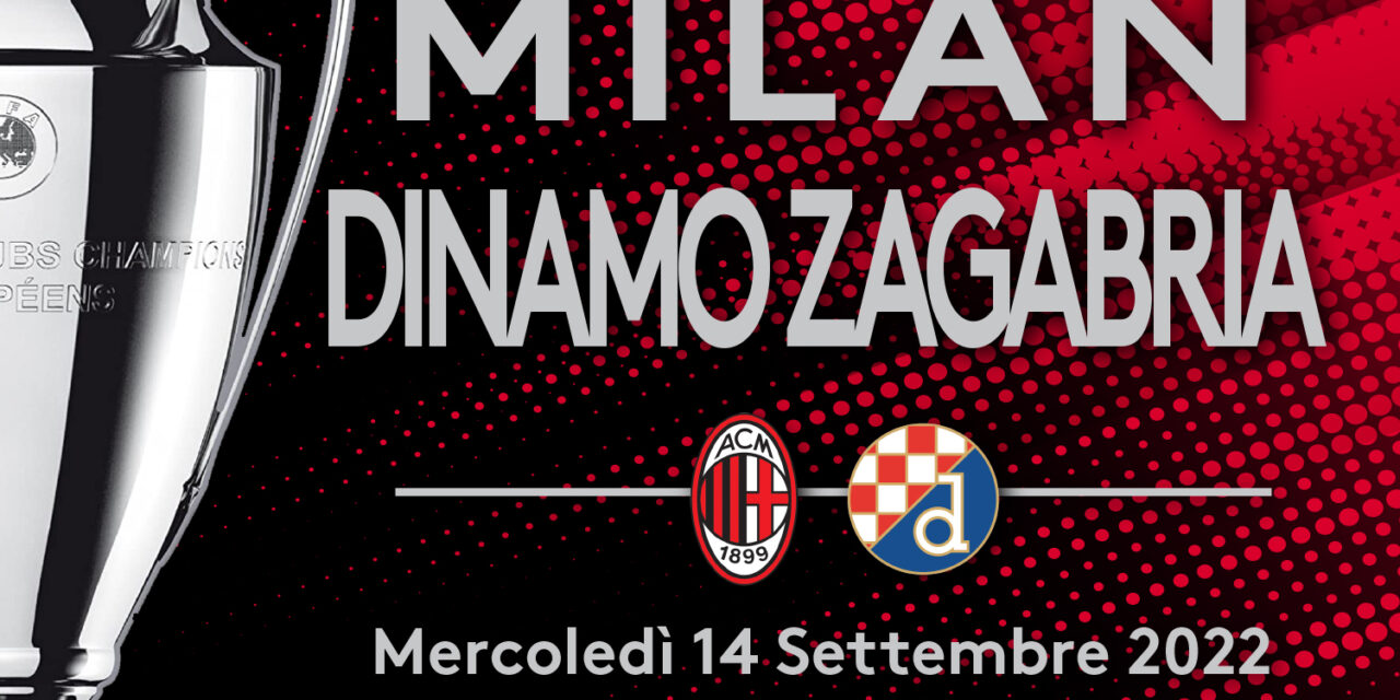 Milan – Dinamo Zagabria – AVVISO PER TUTTI I TIFOSI