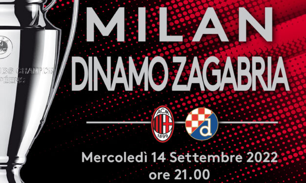 Milan – Dinamo Zagabria – AVVISO PER TUTTI I TIFOSI