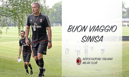 Buon Viaggio Sinisa….