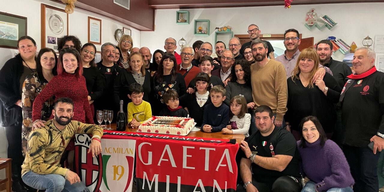 Befana rossonera al Milan Club Gaeta