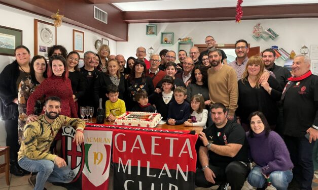 Befana rossonera al Milan Club Gaeta