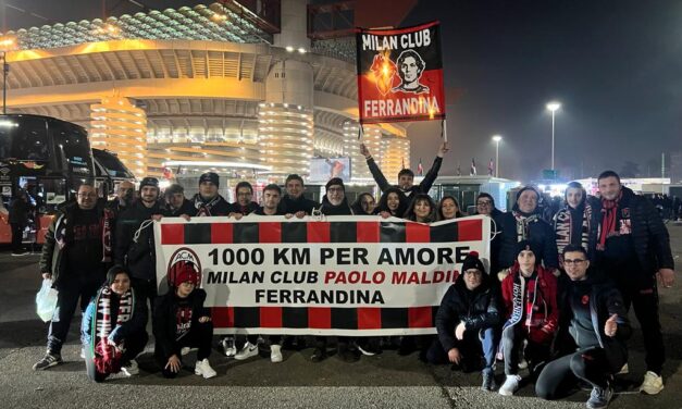 Milan-Tottenham… Milan Club Ferrandina presente