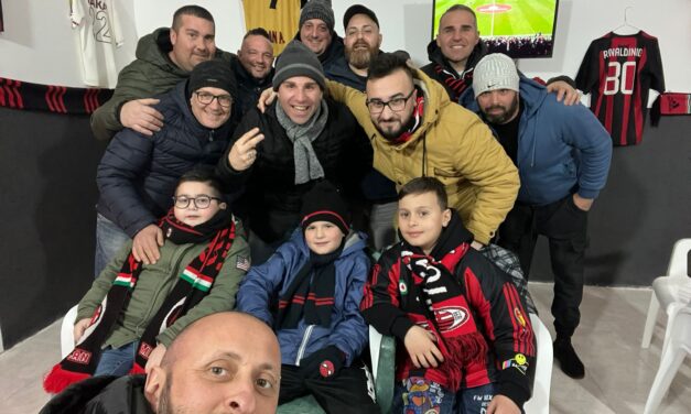 Anche da lontano si tifa RossoNero… Milan Club Cirò Marina