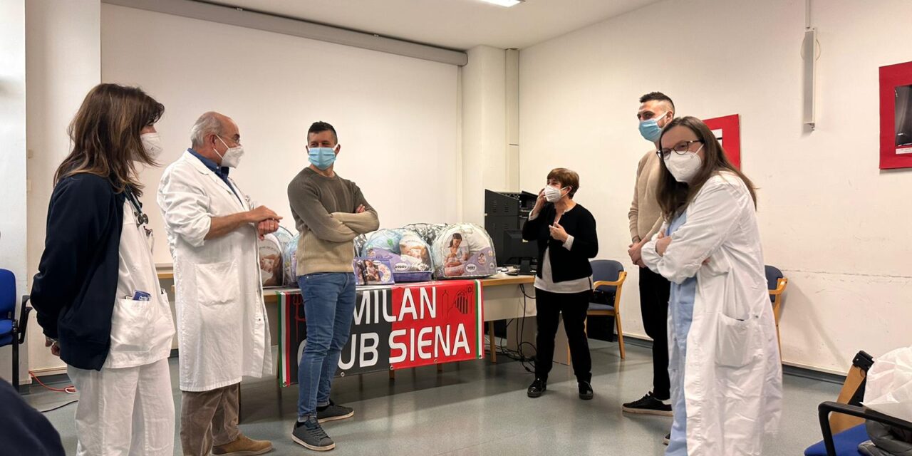 Milan Club Siena… e la donazione all’ospedale per mamme e bambini