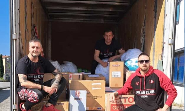 Continuano le donazioni e gli aiuti da tutta Italia…