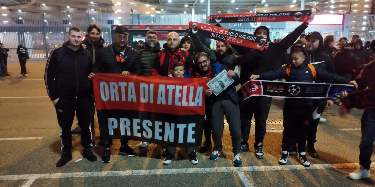 Milan-PSG… Milan Club Orta di Atella – Paolo Maldini presente!!!