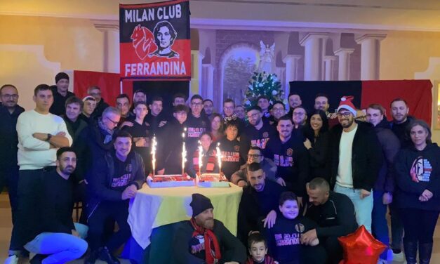 Milan Club Ferrandina: festeggiamenti e solidarietà