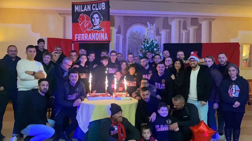 Milan Club Ferrandina: festeggiamenti e solidarietà