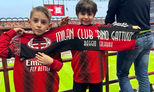 Milan-Roma… Di padre in figlio per il  Milan Club “Rino Gattuso” Reggio Calabria