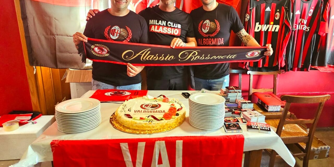 Milan Club Valbormida in festa