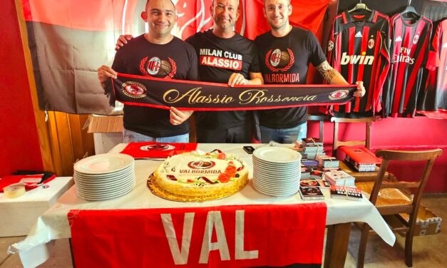 Milan Club Valbormida in festa
