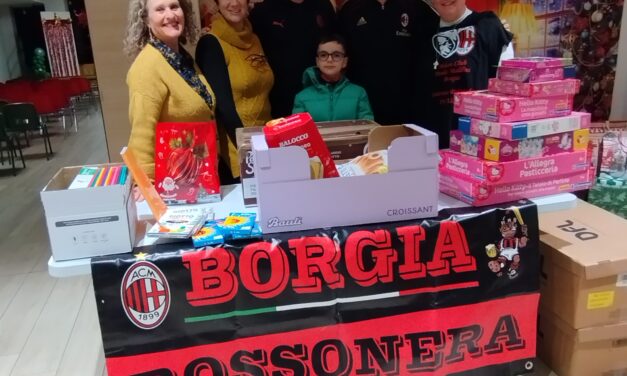 Milan Club Borgia in visita all’orfanotrofio Palazzolo