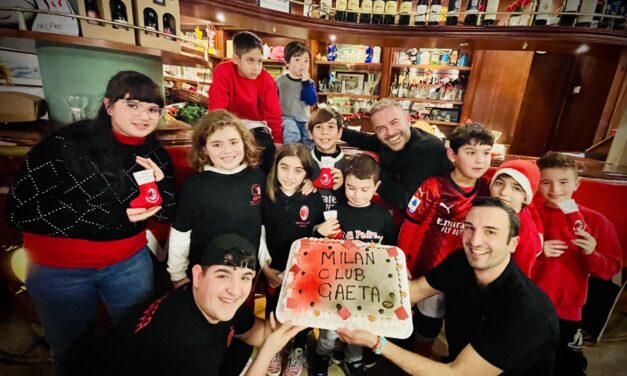 Befana Rossonera al Milan Club Gaeta