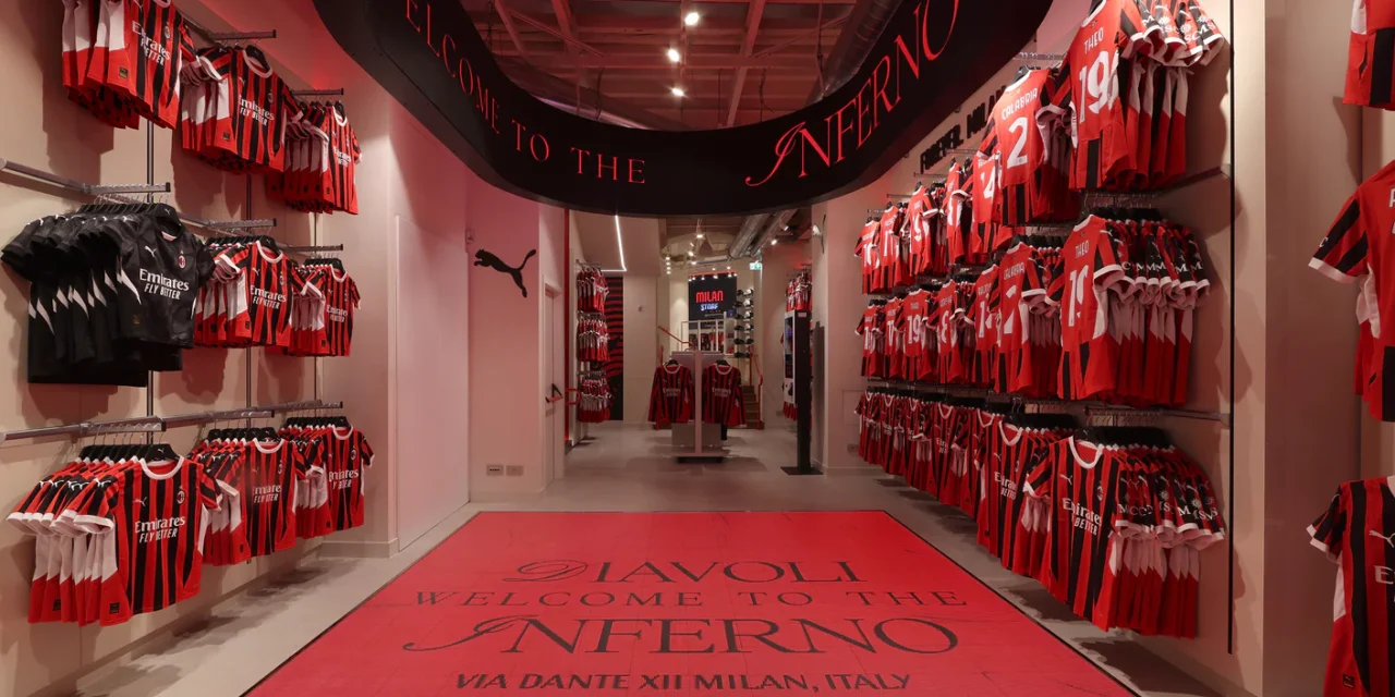 Supercoppa Italiana al Flagship Store di Via Dante