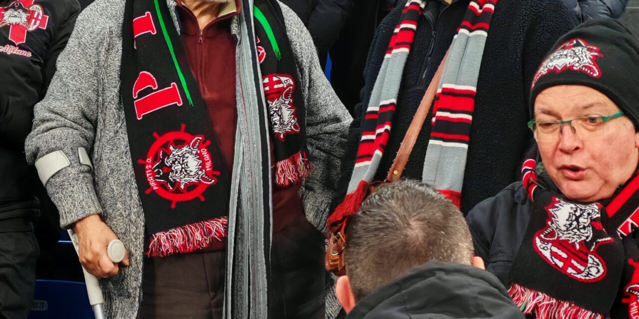 Milan-Lazio: amore rossonero sugli spalti con Silvia e il suo nonno