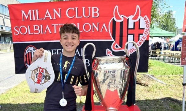 Il Milan Club Solbiate Olona porta la Champions al “NRDC-ITA NO LIMITS”