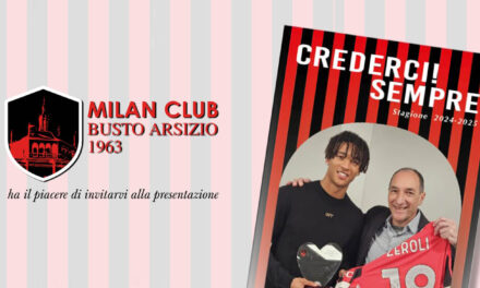 Il Milan Club Busto Arsizio 1963 vi invita alla presentazione del libro