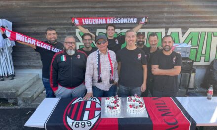 35 anni di cuore rossonero a Lucerna!