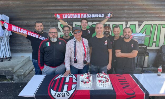 35 anni di cuore rossonero a Lucerna!