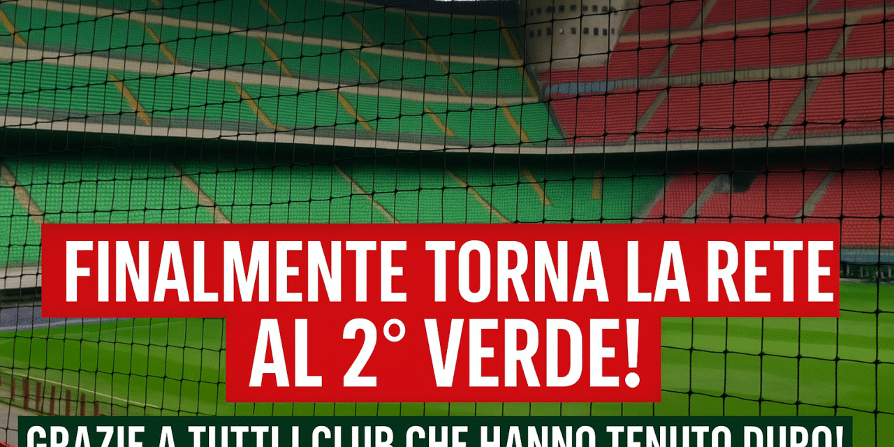 Finalmente la rete al terzo anello verde!