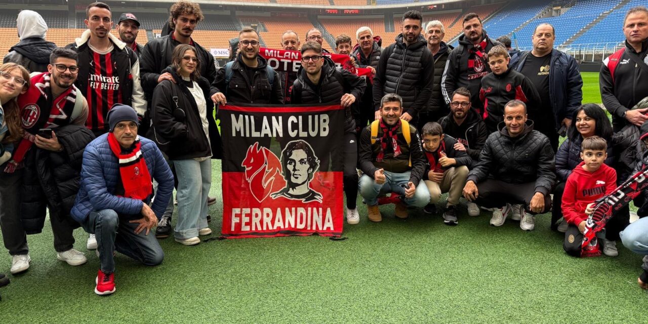 Milan Club Ferrandina a San Siro per Milan–Roma