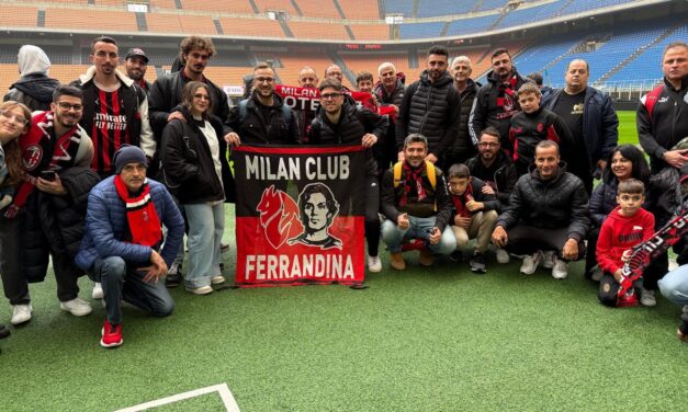 Milan Club Ferrandina a San Siro per Milan–Roma
