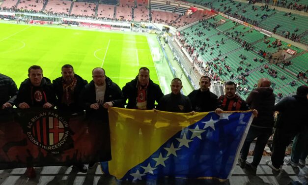 AC Milan Club Bosnia and Herzegovina presente a San Siro per Milan–Roma