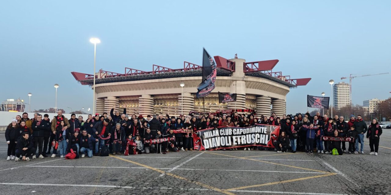 137 Diavoli Etruschi a San Siro per Milan-Lazio