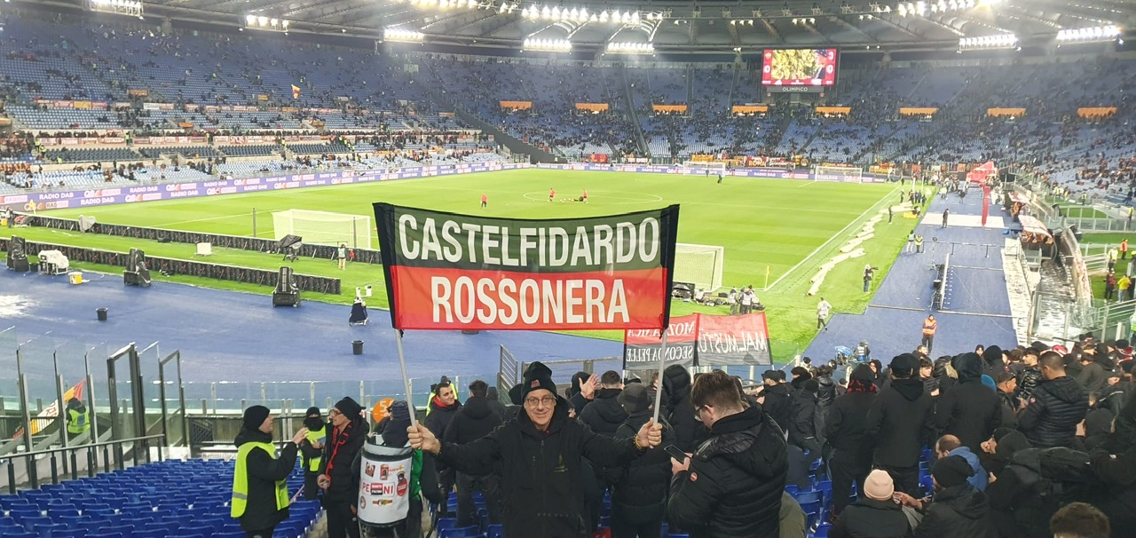 Roma–Milan: il Milan Club Castelfidardo c’è, tra stadio, sede e amicizia rossonera