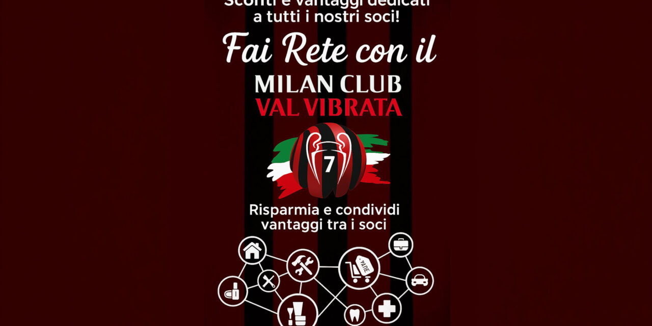 Il Milan Club Val Vibrata crea la sua rete commerciale