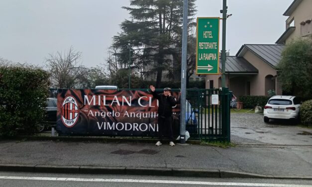 Il Milan Club “Angelo Anquilletti” Vimodrone accoglie la fiaccola olimpica