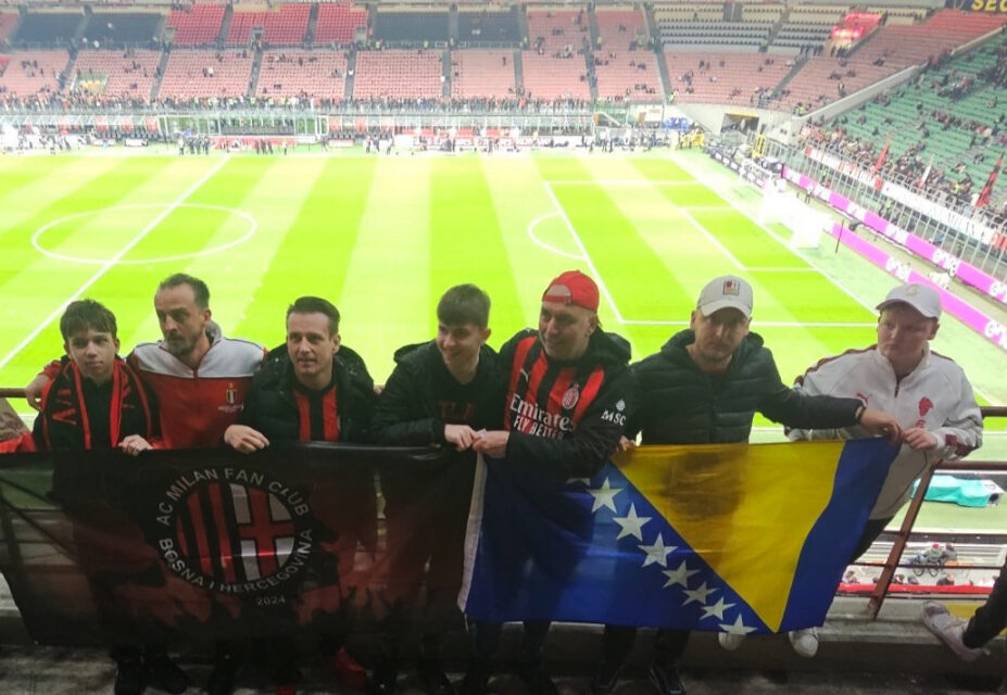 AC Milan Fan Club Bosnia and Herzegovina a San Siro per il Derby