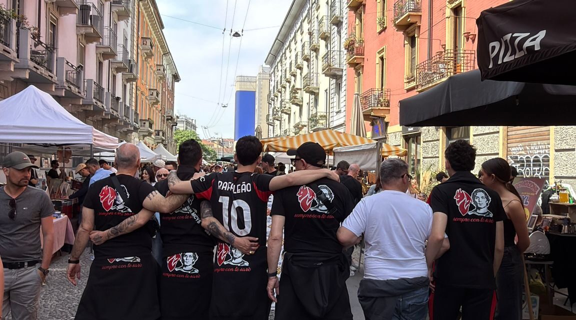 Milan Club Ferrandina: rossoneri in giro per Milano verso Milan–Juventus