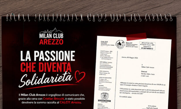 Milan Club Arezzo per il sociale