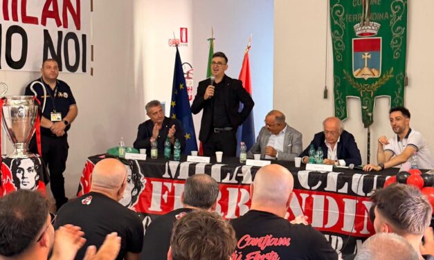 Milan club Ferrandina oltre il calcio: una notte di fratellanza rossonera