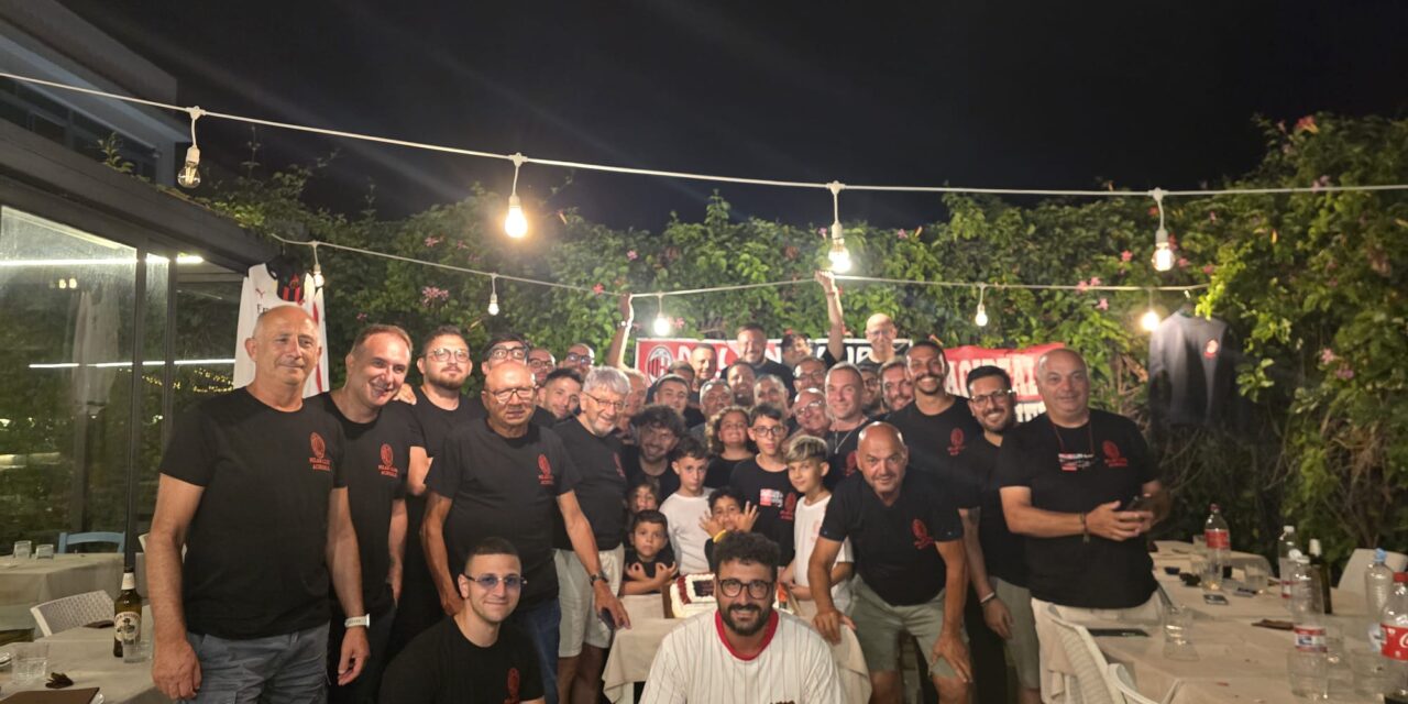 Il Milan Club Acireale inaugura la nuova stagione con una serata di grande partecipazione