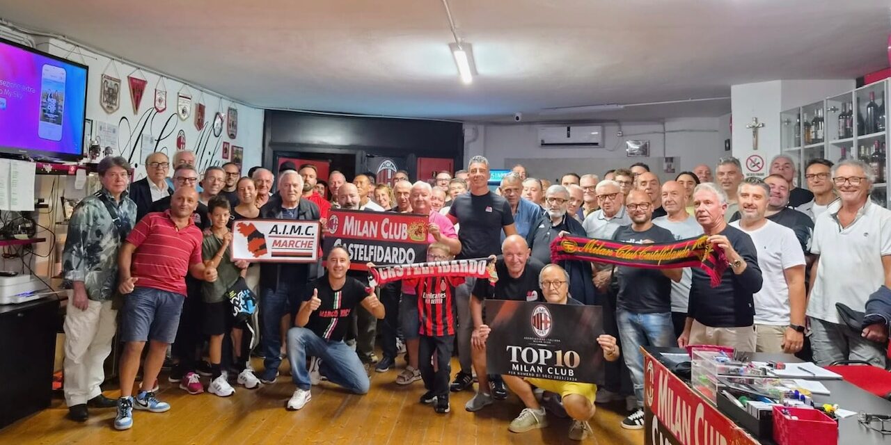 Milan Club Castelfidardo: una giornata speciale tra Milan-Lecce e la premiazione tra i Top 10 Club