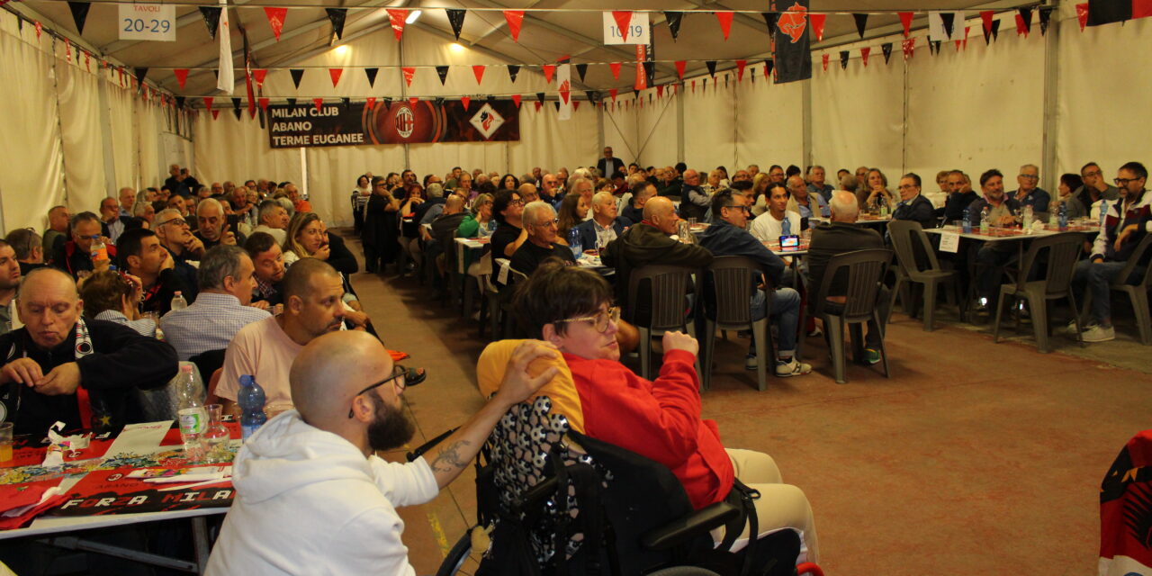 Festa rossonera Milan Club Abano Terme