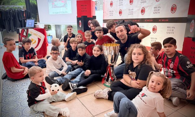 Milan Club Gaeta: una serata rossonera tra passione, emozioni e tanti piccoli tifosi!